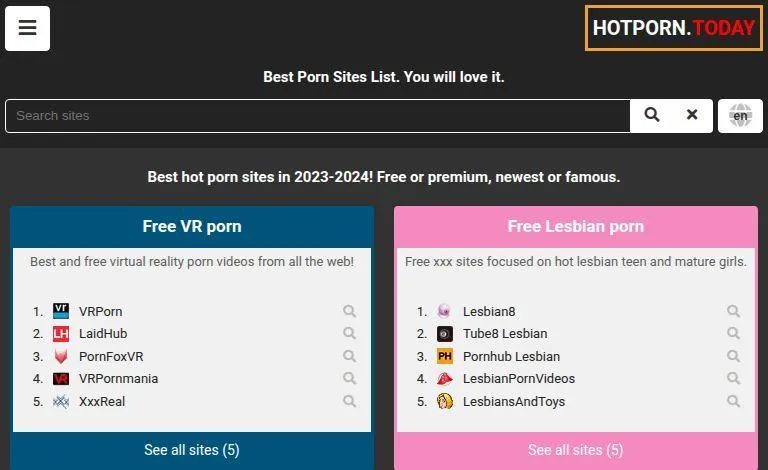 Hotporn.today: A Complete Directory of Top Adult Sites and Videos