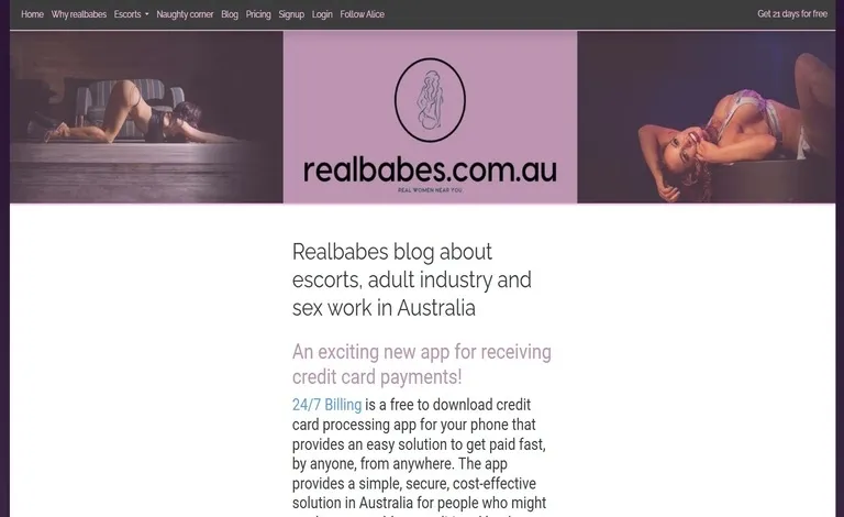 Even though Realbabes.com.au mainly promotes other agencies